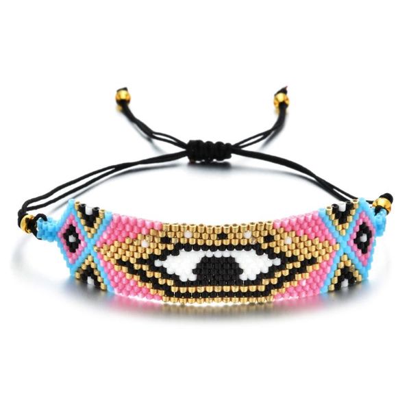 

charm bracelets endless story miyuki seads evil eye bracelet adjustable cool summer women pulseras friendship lucky beatch gift, Golden;silver