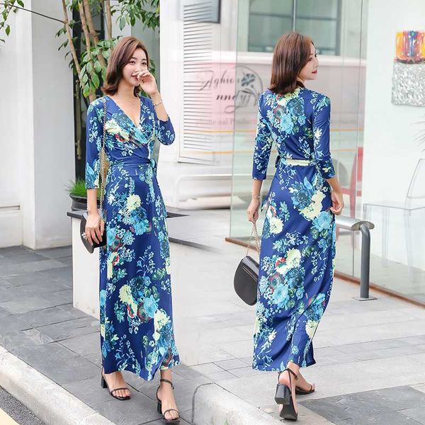 

casual dresses women's bohemian print party cotton beach dress national style vintage, Black;gray