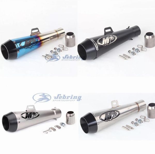 

мотоцикл модифицированный м4 из нержавеющей стали выхлопной трубы выхлопной тигр горизонт