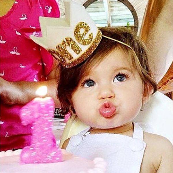 

baby girl elastic rose flower cloth crown headband headwrap children lace hair headwear flower hair band birthday party