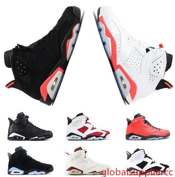 

2019 black infrared 6 6s basketball shoes mens cny carmine gatorade green tinker unc black cat designer trainers sneakers us 5-13