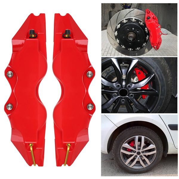 

2pcs/set brake caliper cover front and rear with 3d word car auto style disc cubierta de pinza de freno