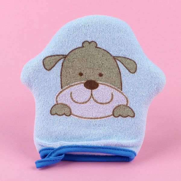 

cartoon super soft cotton baby bath shower brush cute animal modeling sponge powder rubbing towel ball for baby children 3colors