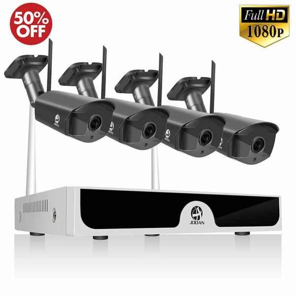 

Jooan 4ch 1080p nvr 2mp wifi wirele ecurity camera cctv home outdoor y tem