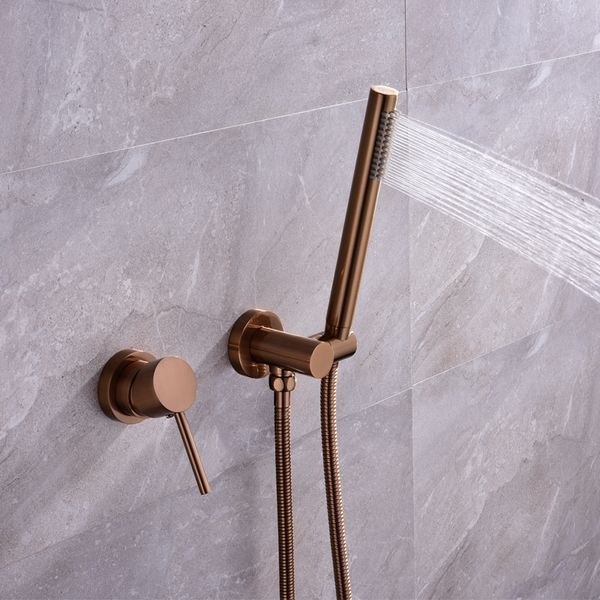 

mttuzk rose gold bathtub faucet with handsprays cold mixer faucet set mablack/ gold wall mounted bath shower