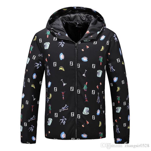 

2019 men's and women's designer jackets, men's designer trench coats, casual zip-up jackets, designer zipper 57888, Black;brown