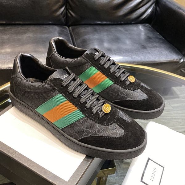 

f10 fashion casual men's shoes, comfortable designer luxury men shoes, stylish sneakers, original packaging zapatos hombre, Black