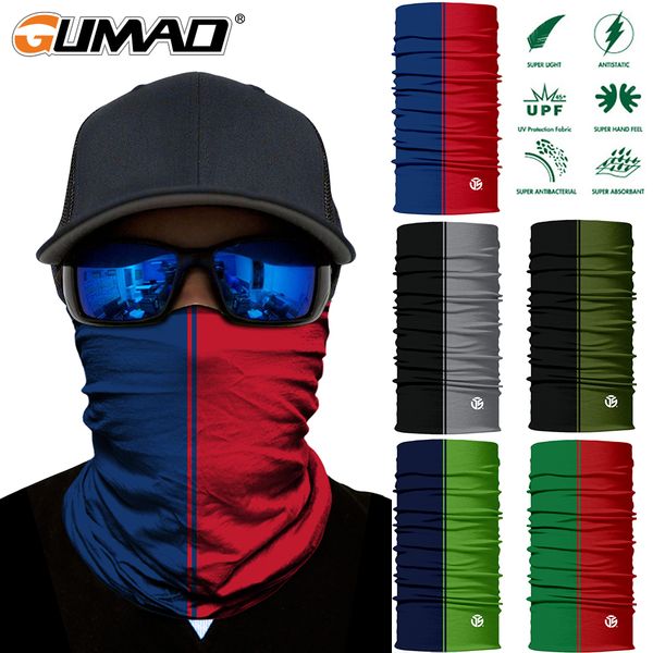 

seamless outdoor magic neck gaiter face shield fishing cycling snowboard ski sport bandana balaclava tube scarf men women mask, Black