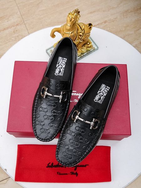 

high-end luxury triple fashiondesigner men's brand dress party casual leather shoes business office shoes wedding men's shoes wer, Black