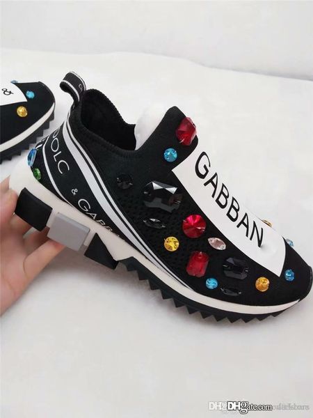 

2018 new arrive dolce gabbana d g d g cry tal orrento lip on neaker m rp with box