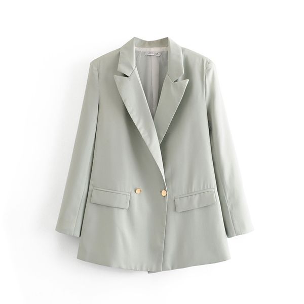 

genayooa office blazer women jacket women blazers and jackets two button back vent leisure time man's suit woman autumn winter, White;black