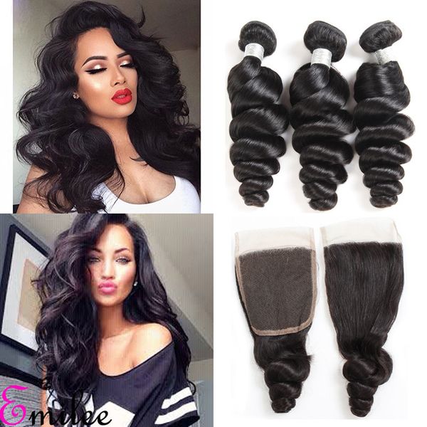 Emilee Remy Loose Wave Bundles Indian Remy Hair Weave Bundles