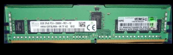 

8gb ddr4-2666 reg smart memory kit 876181-b21