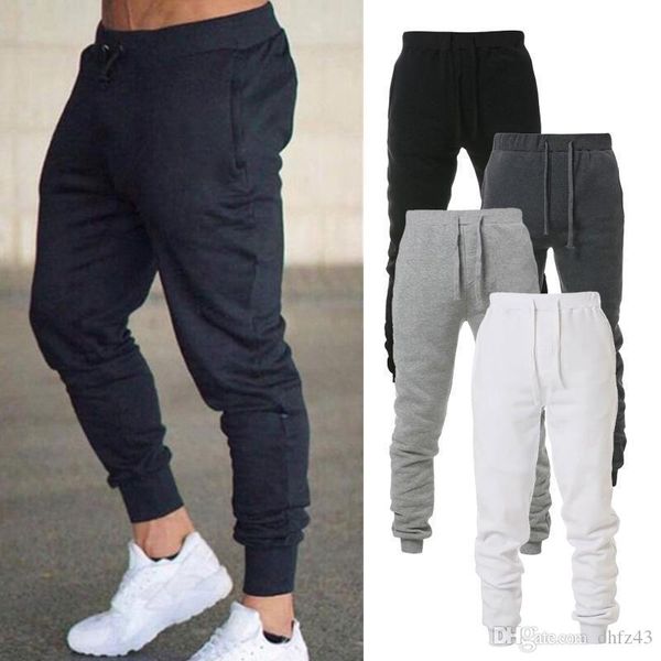 

mens pants black white grey italy brand men designer jogging pants summer autumn sports jogger s-xxxl