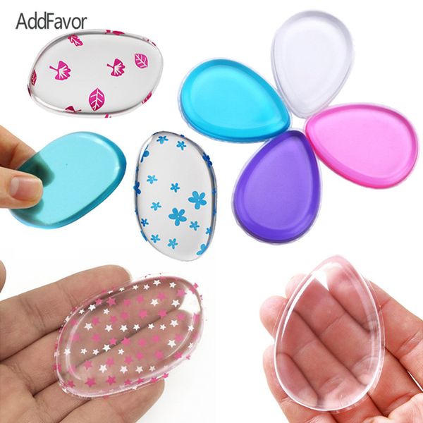 

addfavor 2pc silicone sponge gel cosmetic puff make up concealor cream powder puff beauty essential foundation makeup sponges