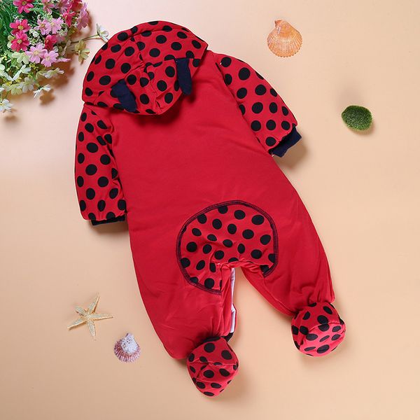 

winter baby rompers boy girl coat parkas suit children clothing romper newborn kids clothes layette down jumpsuit set, Blue
