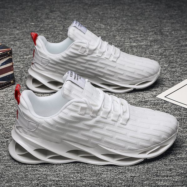 

running shoes men cushioning sneaker men -knit shockproof outdoor blade bottom jogging sneakers male sports trainers homme