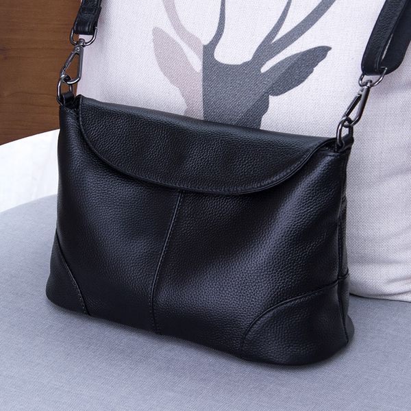 

new women's bag large-capacity leather bag simple shoulder messenger