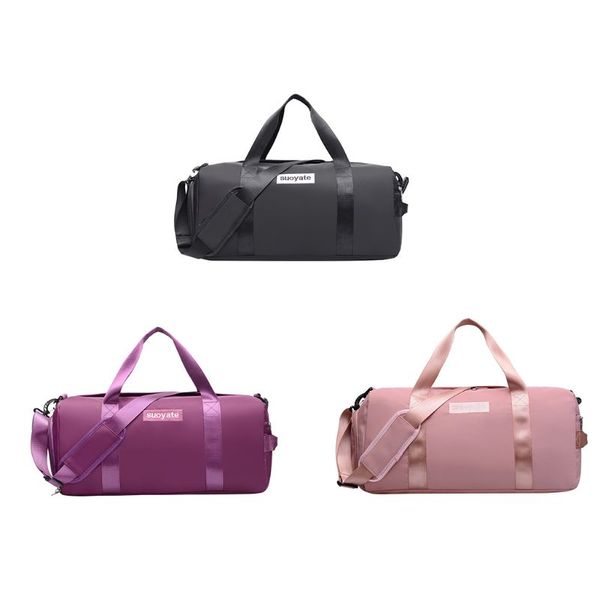 

gym fitness bag with shoes compartment large luggage handbag camping travel yoga