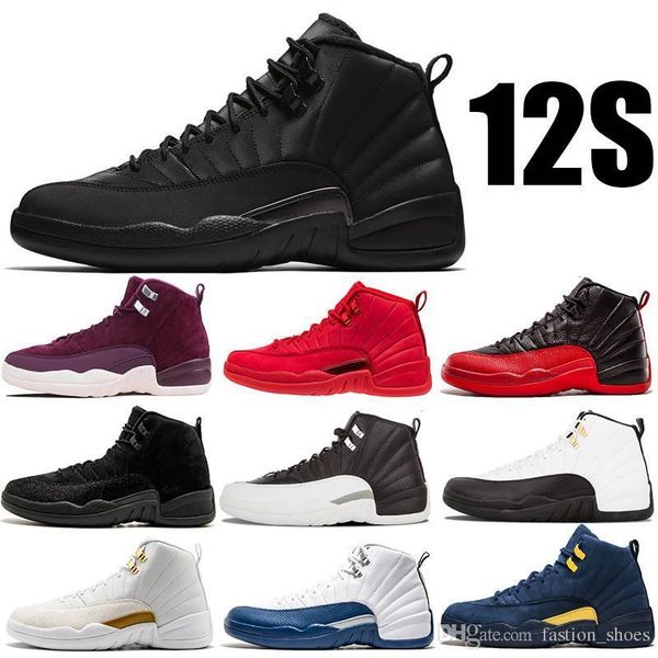 

winterized 12s hot wntr bulls тренажерный зал красные мужские баскетбольные кроссовки мастер грип игры такси 12 мужчин спортивные кроссовки