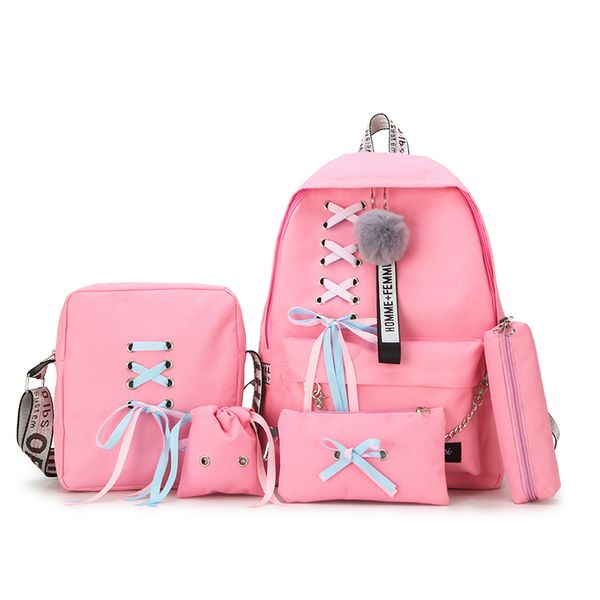 

2019 рекреационные из нескольких частей холст рюкзак Mochila Feminina рюкзак женщины Mochilas