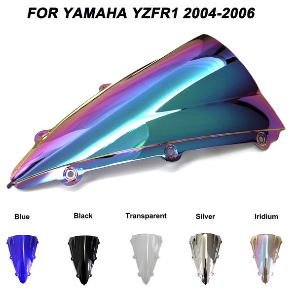 

for 04-06 yamaha yzf-r1 yzfr1 motorcycle windscreen windshield wind deflectors accessories 2004 2005 2006