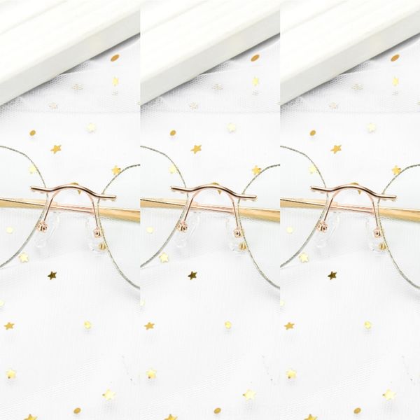 

2019 anti-blue-ray frame frameless cutting 88359 2019 anti-blue-ray glasses frame frameless cutting glasses 88359, Silver