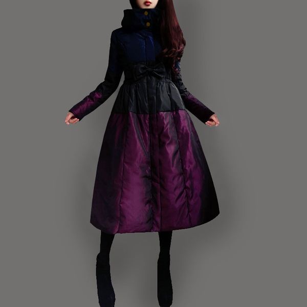 

2020 women winter coats long sleeves high collar cotton jacket slim fit heavy down clothes jaclets in stock, White