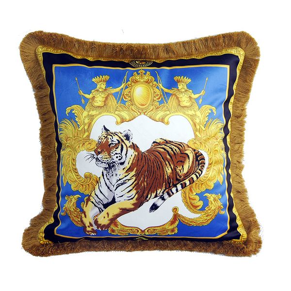 

50cm household square pillow cover personalized sofa pillow cover luxurious household fabric sofa pillow cover