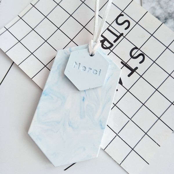 

2019 new 1pcs nordic style creative marble silicone forms handmade soap 6-cavity hexagonal wax plaster epoxy soap