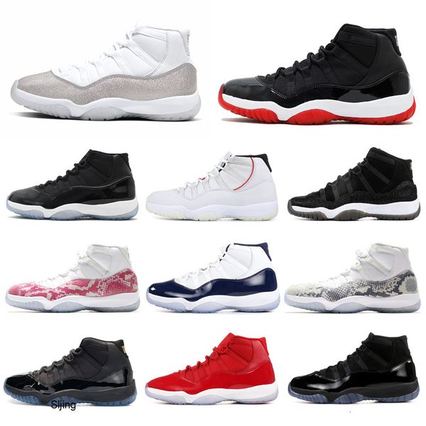 

ale 11 bred 2020 basketball shoes 11s concord 45 space jam gamma blue cap and gown mens trainers sports sneakers 5.5-13