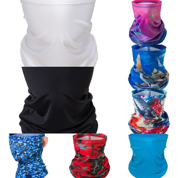 

uhlqh magic hat fashion scarf cycling face collars windproof sunscreen scarf multiple style outdoor seamless mask, Black