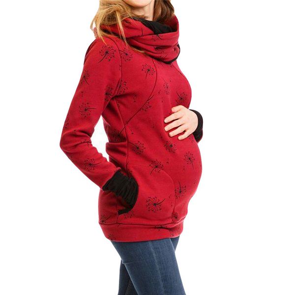 

telotuny maternity clothings sweatshirt breastfeeding women pregnant hoodie sweatershirt maternity breastfeeding nursing jumper, White