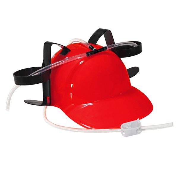 

beer soda guzzler helmet drinking party hat, black, blue, red, yellow, pink