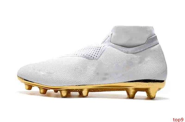 

горячий белый phantom всн зрение elite df fg ag game over shadow mens high голеностопного футбол бутсы футбол обувь размер us6.5-11