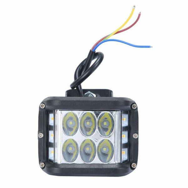 

atv auto led work fog light lamp bulb strobe dc12-24v 6000k driving beam part