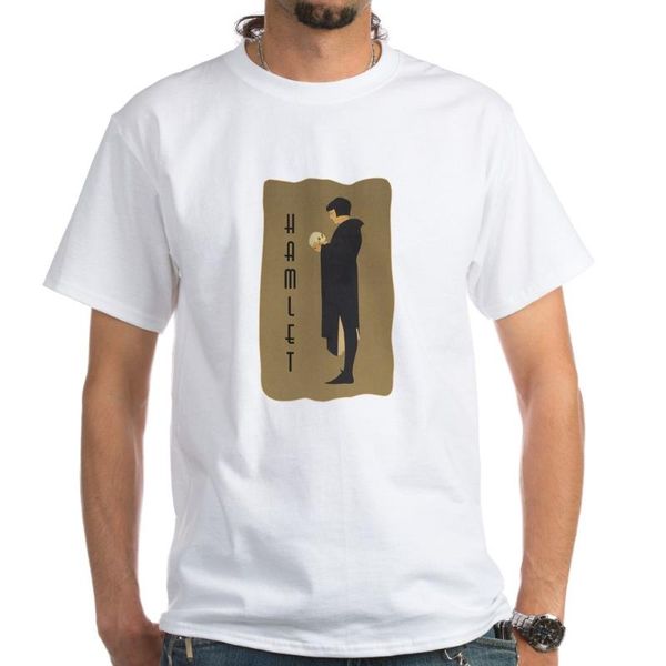 

hamlet t-shirt vintage, White;black