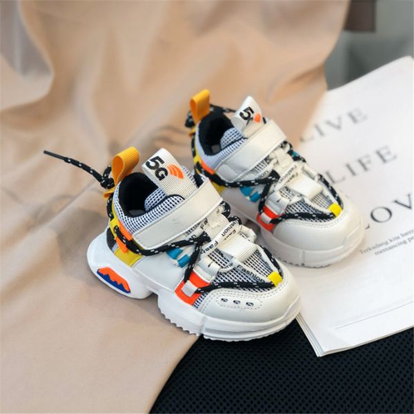 

весна / осень детская обувь unisex малышей девочки мальчики кроссовки дышащий soft подошва открытый теннис мода детская обувь eu 21-30 y2001, Black;red