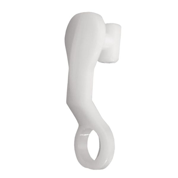 

50pcs/pack rail runner sturdy grip replacement clip on track curtain glider hook hanging drape accessories ring indoor window