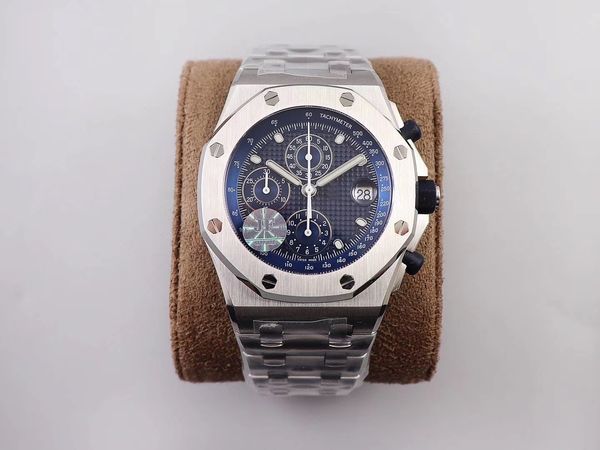 

jf new royal oak offshore 25th anniversary special edition series 26237.the original 7750 timepiece is equipped, Slivery;brown