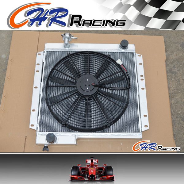 

3rows aluminum radiator & plastic fan for land cruiser bj40 diesel bj42 mt