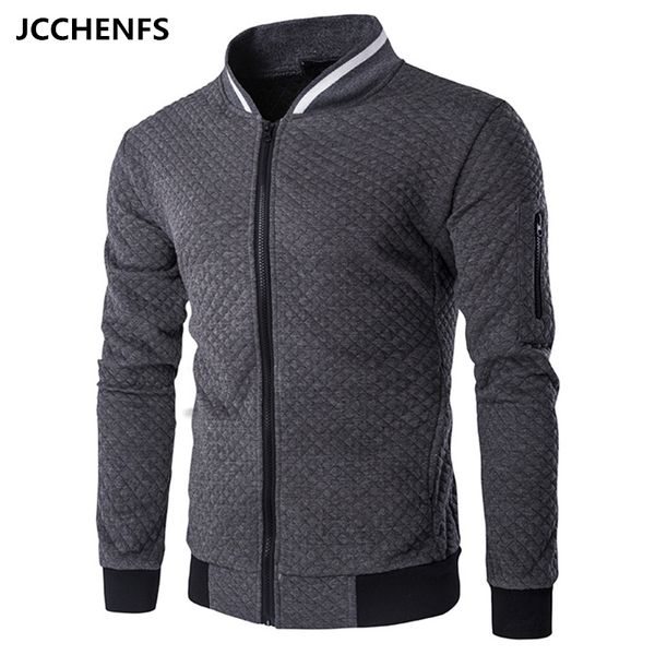 

jcchenfs 2017 новый мужской пиджак молния дизайн мужская верхняя одежда пальто стенд шеи высокого качества осень толстовка мужчины бренд оде, Black;brown