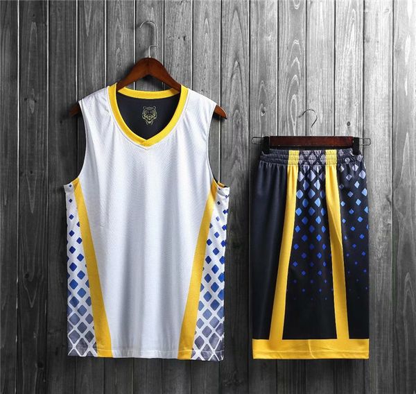 

new style basketball uniform sets sports jersey for men 17, Black;red