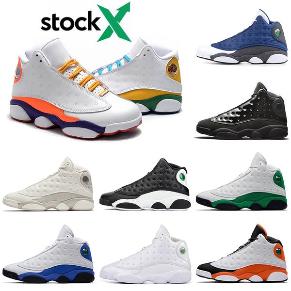 

13 13s jumpman trainers women basaketball shoes playgroun flint cap and gown hyper royal stock x dmp mens designer sport sneakers, White;red