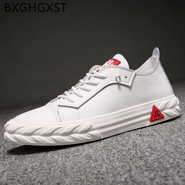 

sport shoes men elevator shoes for men fashion summer sneakers white mens genuine leather zapatos hombre casual, Black