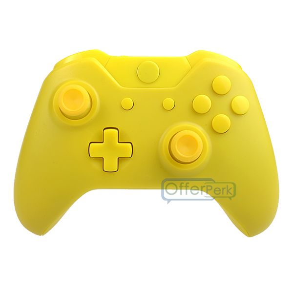 

custom matte yellow shell cover full&kit for xbox one wireless controller