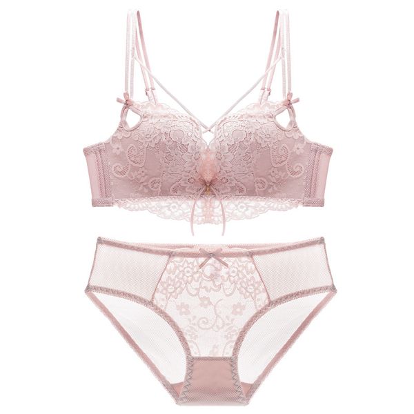 

women's underwear lady lace lingerie babydoll thong sleepwear brief g-string + non underwire push up bra set 4 colors, Red;black