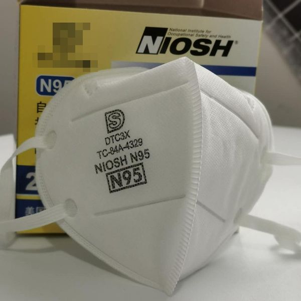 

n95 respiration masks anti virus anti dust ear-loop mouth mask non-woven face mask with ce niosh certification