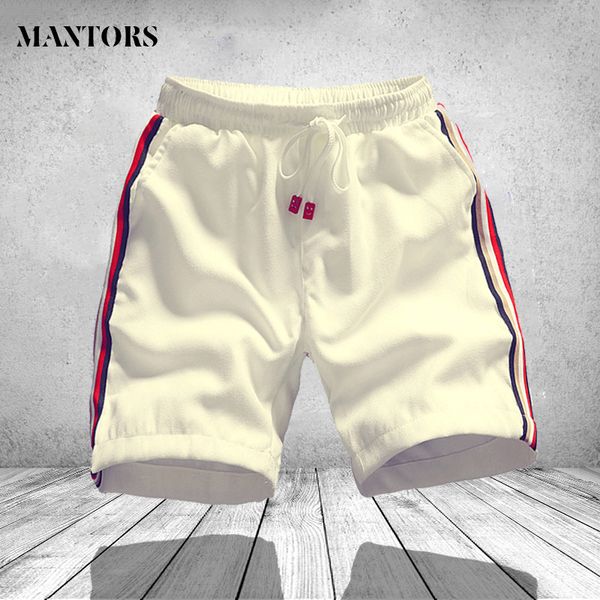 

марка шорты мужского бодибилдинг boardshorts полосатого joggers длина колена sweatpants лето мужского спортивные клубы фитнес тренировка пля, White;black