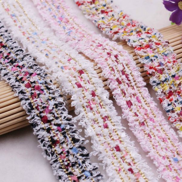 

20 yards korean style graceful ribbon diy clothing hair bow accessories lace, Pink;blue